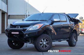 MAZDA BT 50 AR708 MATTE BLACK MACHINED