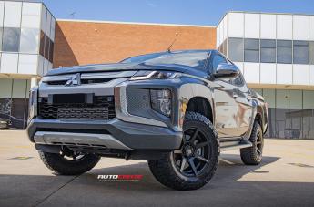MITSUBISHI TRITON AVALANCHE MATTE BLACK FRONT MILLED