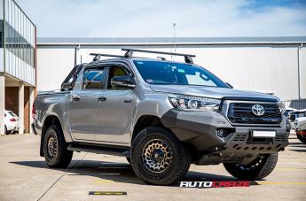 TOYOTA HILUX N80 4WD ZOMBIE SATIN BLACK MACHINED BRONZE TINT