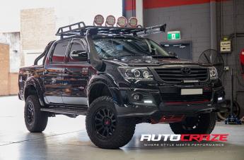 TOYOTA HILUX N70 4WD VICTIM MATTE BLACK