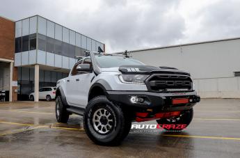 FORD RANGER RAPTOR HURRICANE GLOSS BLACK MACHINED FACE