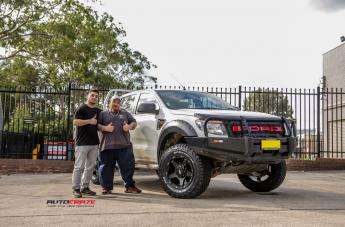 FORD RANGER GD04 MATTE BLACK