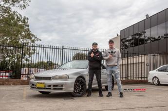 NISSAN SKYLINE R34 ROTATE MATTE BLACK 