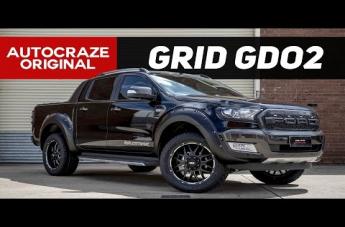 FORD RANGER GD02 MATTE BLACK MILLED ACCENTS 3