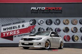 SUBARU WRX RS1 GOLD MACHINED LIP