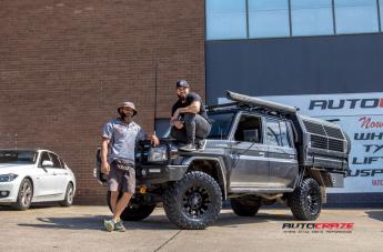 TOYOTA LANDCRUSIER VAPOR MATTE BLACK