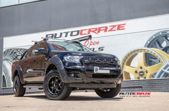 FORD RANGER GD07 MATTE BLACK MILLED