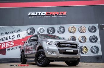 FORD RANGER GD03 GLOSS BLACK MILLED ACCENTS