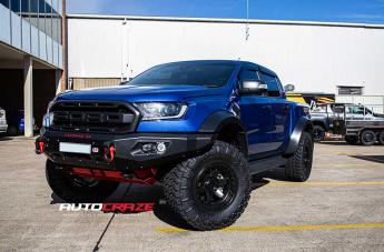 FORD RANGER RAPTOR BLOCK MATTE ANTHRACITE BLACK RING