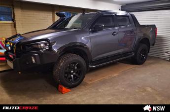 MAZDA BT 50 AVALANCHE MATTE BLACK FRONT MILLED