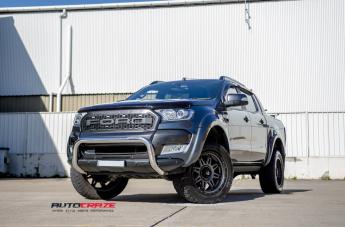 FORD RANGER HOSTAGE III MATTE ANTHRACITE WITH BLACK RING