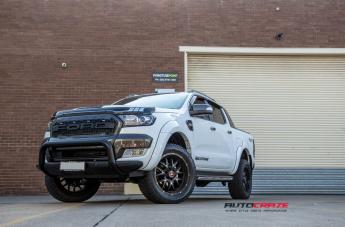 FORD RANGER AB807 SATIN BLACK MILLED