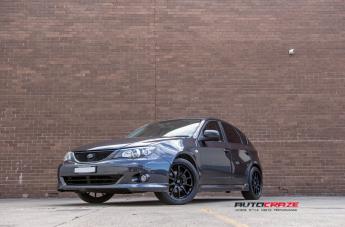 SUBARU IMPREZA ROTATE MATTE BLACK 