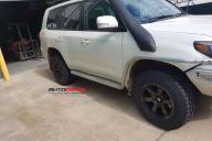 TOYOTA LANDCRUSIER BEAST BLACK & MACHINED WITH DARK TINT