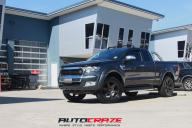 FORD RANGER BEAST BLACK & MACHINED WITH DARK TINT
