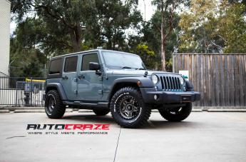 JEEP WRANGLER ANZA MATTE ANTHRACITE WITH BLACK RING