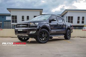 FORD RANGER ASSAULT GLOSS BLACK MILLED ACCENTS